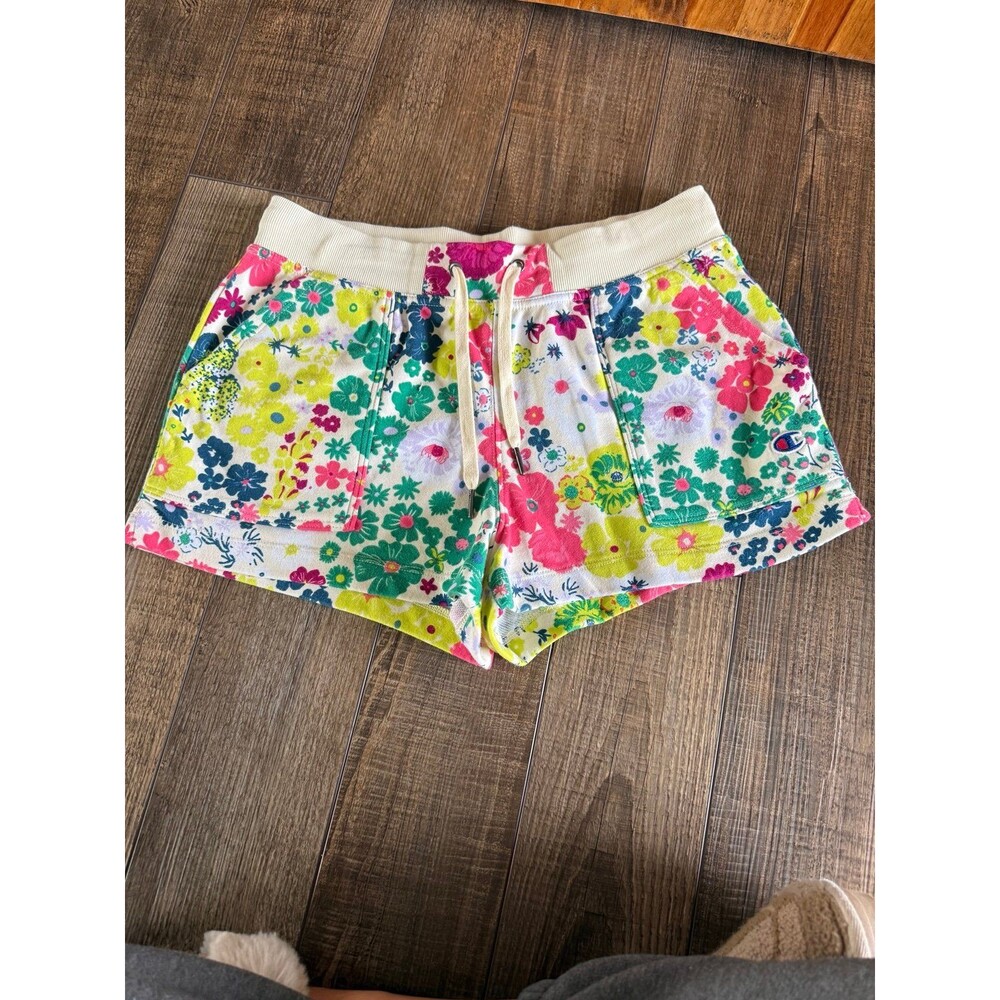 Champion Campus French Terry Shorts Sz. M Flower Power